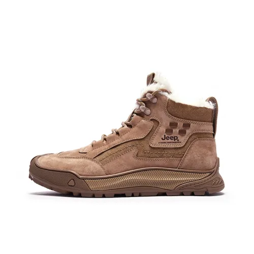 Jeep Snow Boots Men Khaki