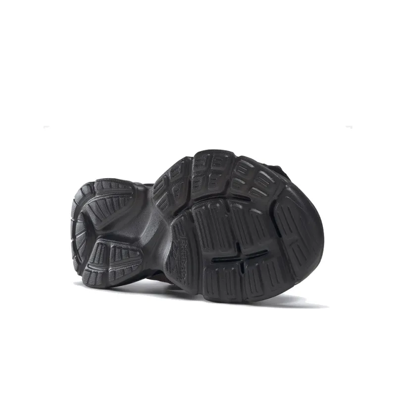 Reebok Hyperium Sandal Txt Fashion Soft Sole Cozy Open Toe Flat Heel Sports Brown Black Sandals 'Brown Black'-5