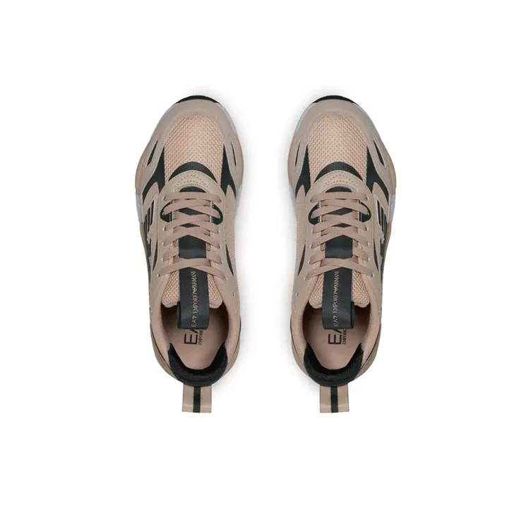EMPORIO ARMANI EA7 Low Top Casual Shoes Unisex Apricot Green-2