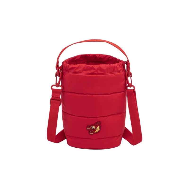LiNing Sports Life Collection Polyester Bucket Bags Shoulder Bag Crossbody Bag Regular Unisex Vermilion-0