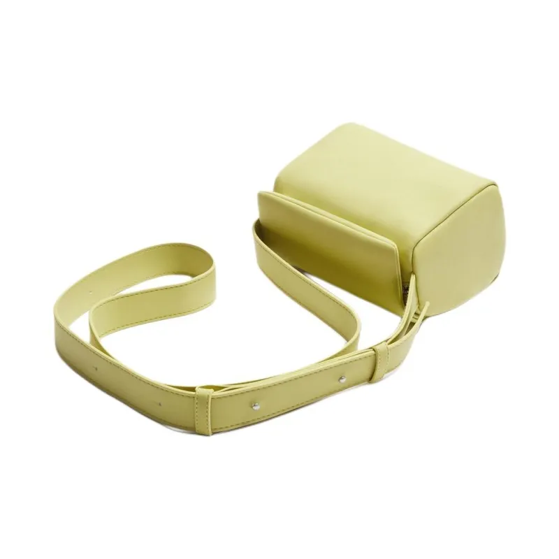 ZARA Polyurethane Shoulder Bag Crossbody Bag Mini Men's Yellow-1