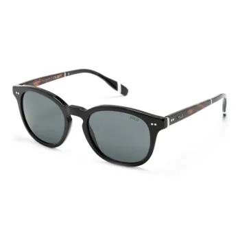 Polo Ralph Lauren Tortoiseshell Round-frame Sunglasses