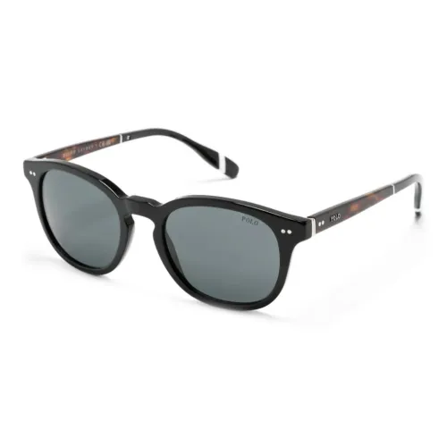 Polo Ralph Lauren Tortoiseshell Round-frame Sunglasses
