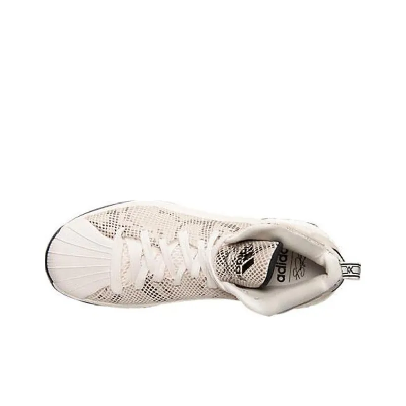 Adidas D Rose 5 Boost White Tan Snakeskin-2