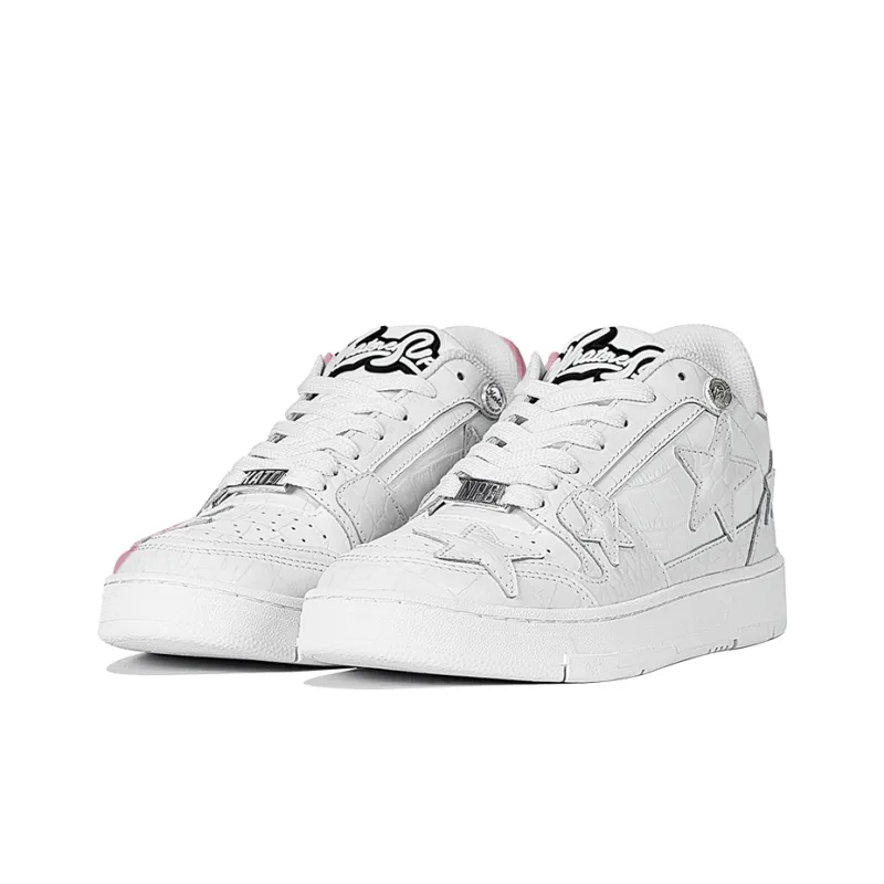 NPC x KAALIXTO Breathable Slip-Resistant Low-Top Skateboard Shoes Unisex White-2