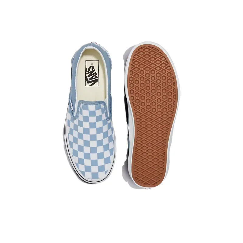 Vans Classic Slip On 'Color Theory Checkerboard Dusty Blue'-3