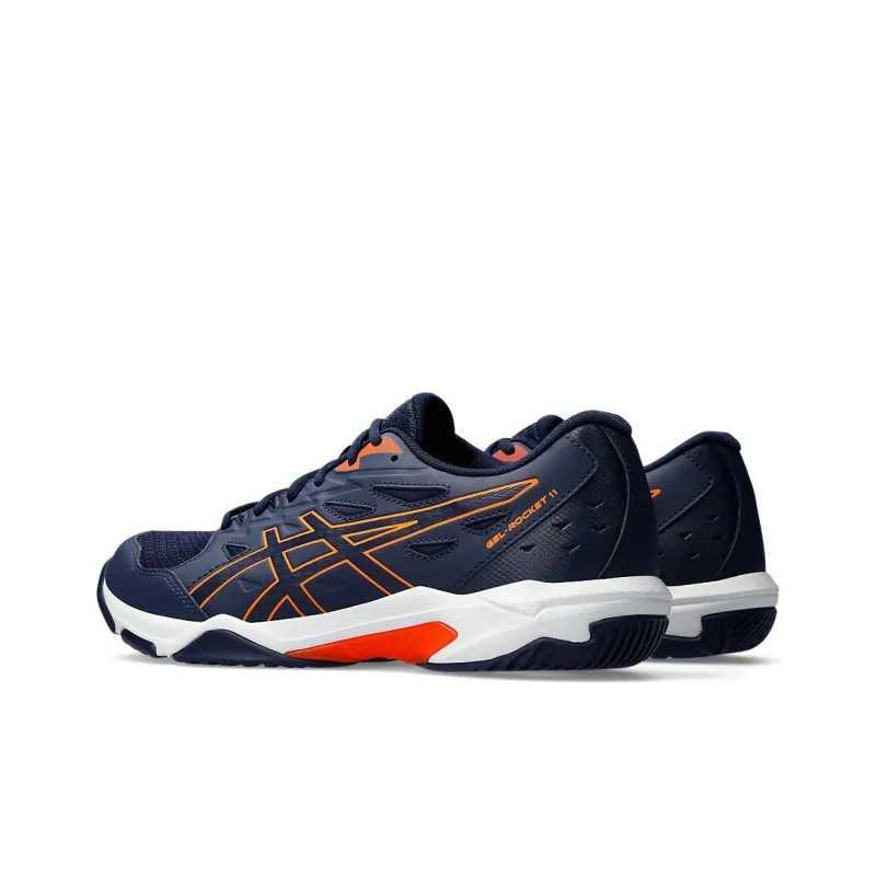 Asics Gel Rocket 11 Wide 'Peacoat Shocking Orange'-3