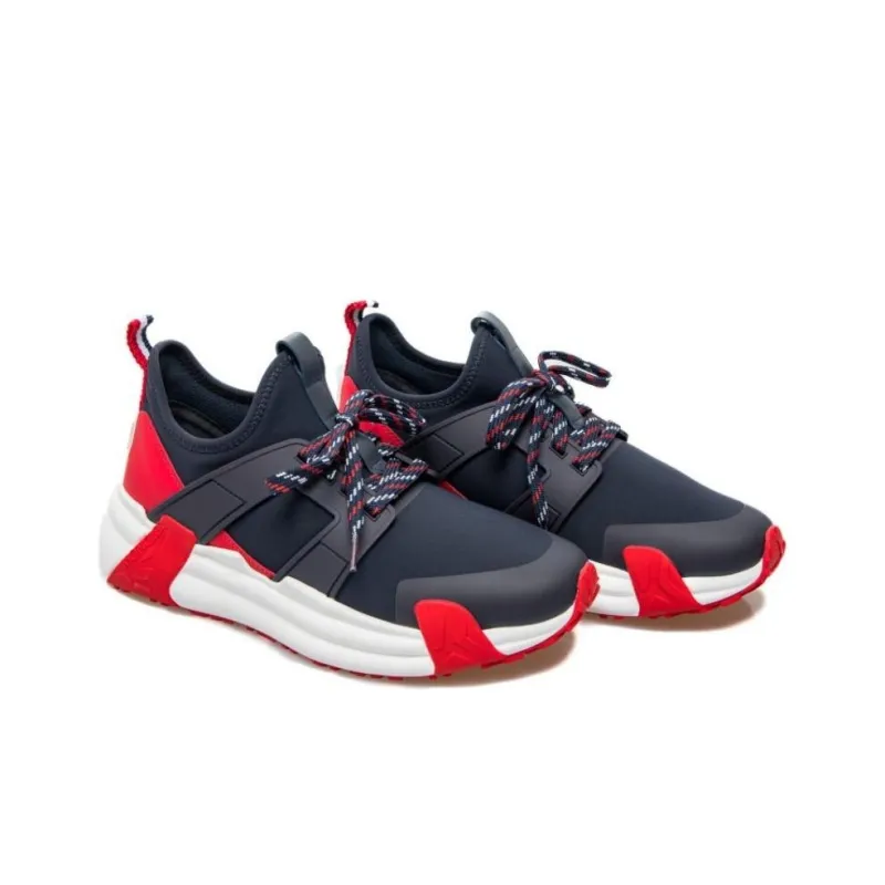 Moncler Cushioning, Slip Resistant, And Abrasion Resistant Low Top Casual Shoes Men's Black Red-2
