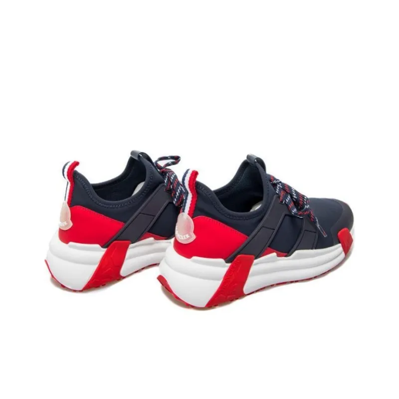 Moncler Cushioning, Slip Resistant, And Abrasion Resistant Low Top Casual Shoes Men's Black Red-3