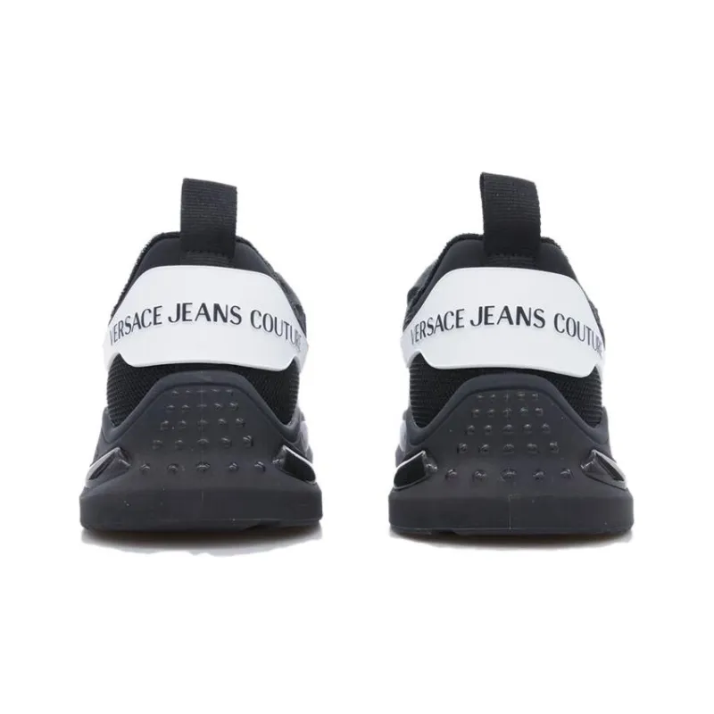 VERSACE Wear-Resistant Low-Top Casual Shoes Men's Black-4