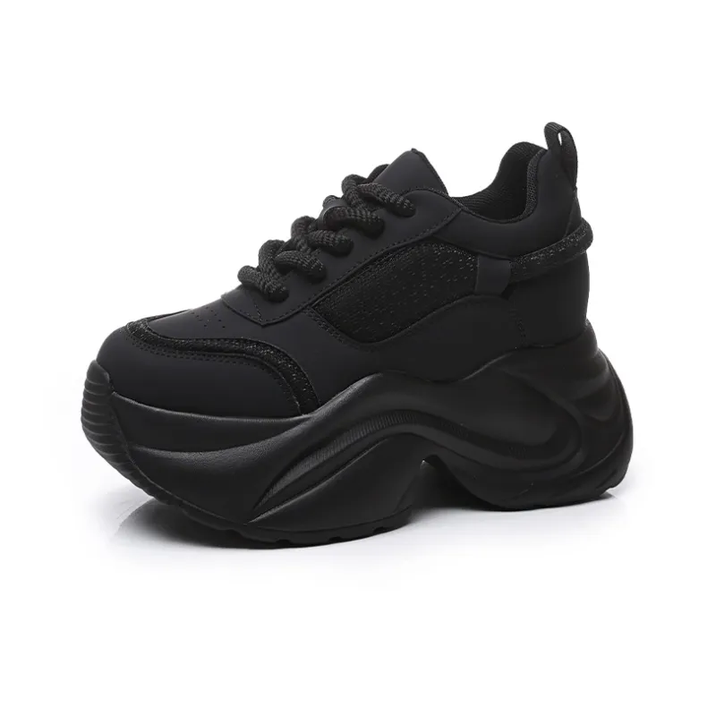 NRDROFFICIAL Warm Cushioning Wear-Resistant Lightweight Breathable Slip-Resistant Low-Top Chunky Sneakers Women's-0