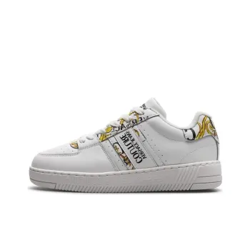 VERSACE JEANS Stylish Skateboarding Shoes Women's White