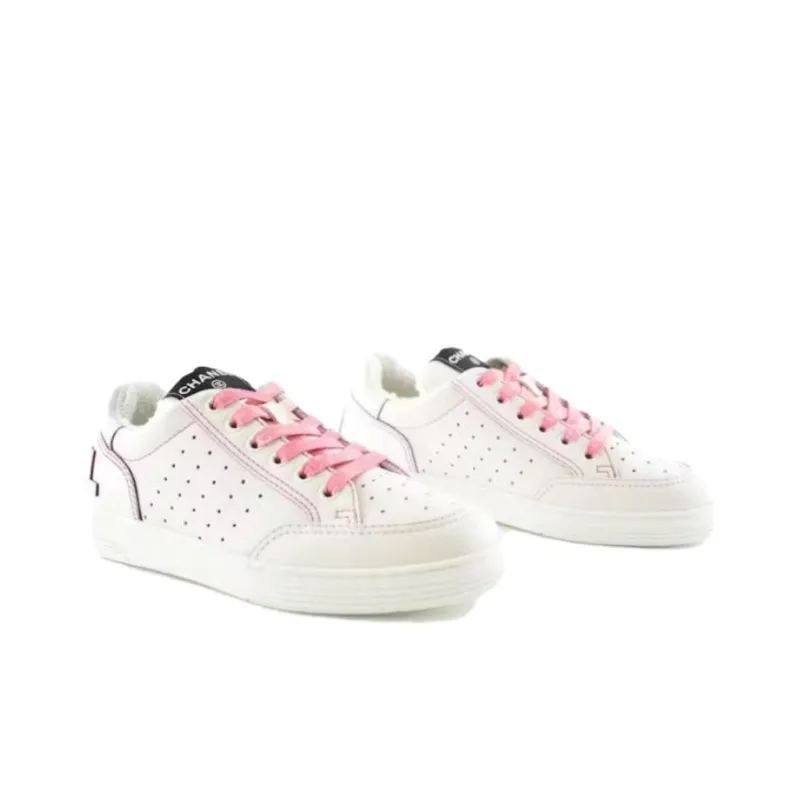 CHANEL Sneaker 'White Pink' Women's-2
