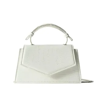 ZARA PU One Shoulder Handbag Crossbody Bag Mini Women's White