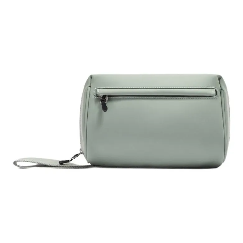 ZARA Polyurethane Toiletry Bags Clutches Men's Green-0
