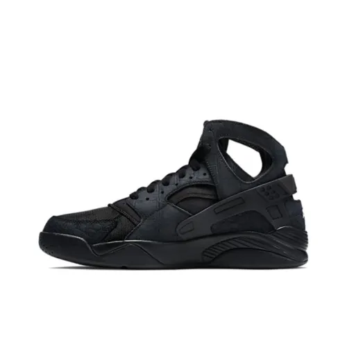 Nike Air Flight Huarache Vintage Basketball Shoes Unisex Mid-Top Black