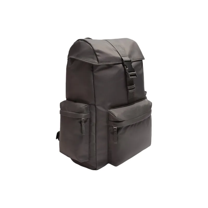 ZARA Polyester Backpack Regular Men's Gray-1