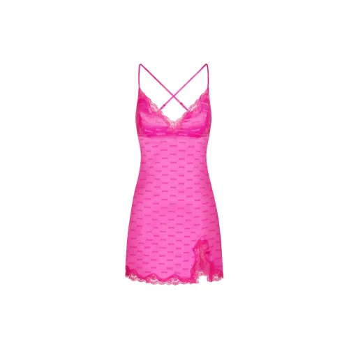 Skims Slip Dresses Women's HOT PINK/Bright Pink