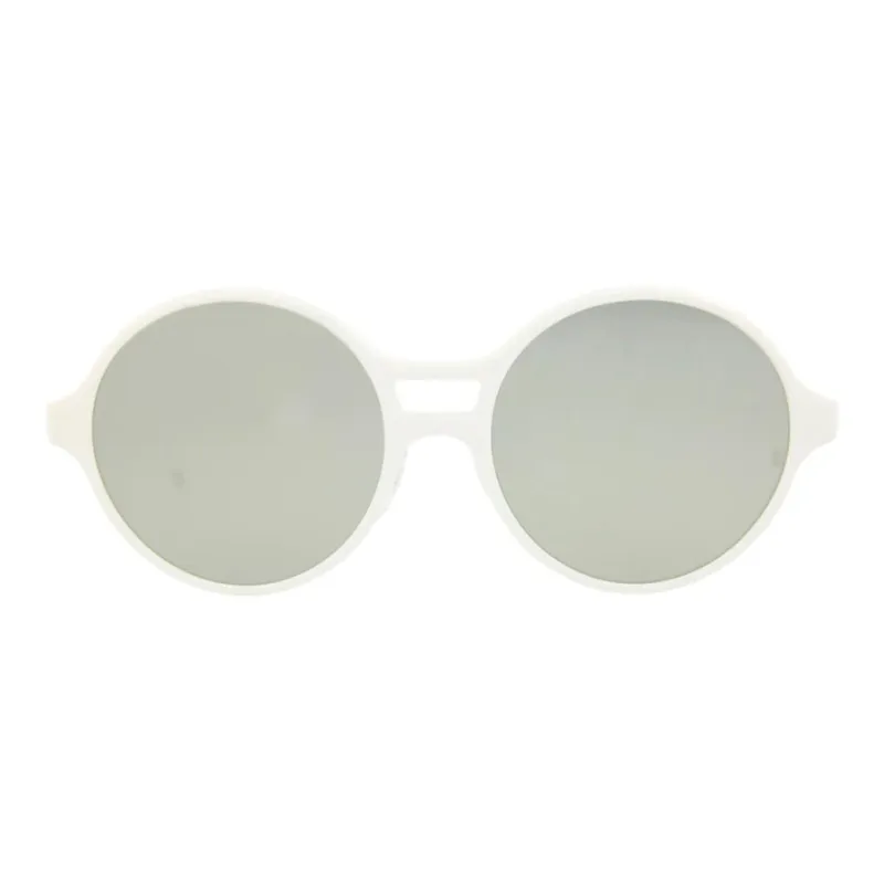 THOM BROWNE· Acetate Round Sunglasses Unisex White-1