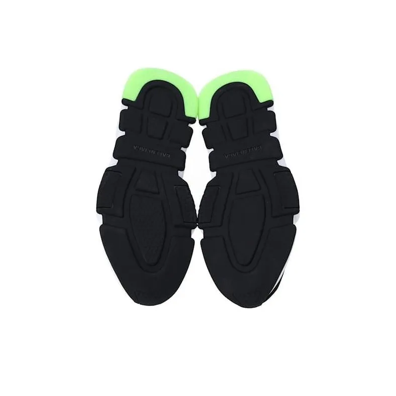Balenciaga Speed Trainer Black Fluo Yellow Heel-5