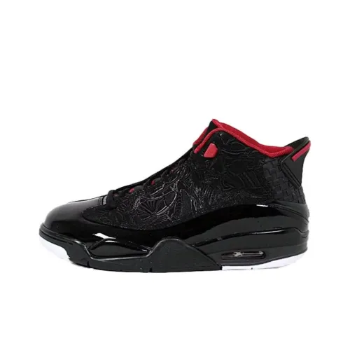 Jordan Dub Zero Black Varsity Red White