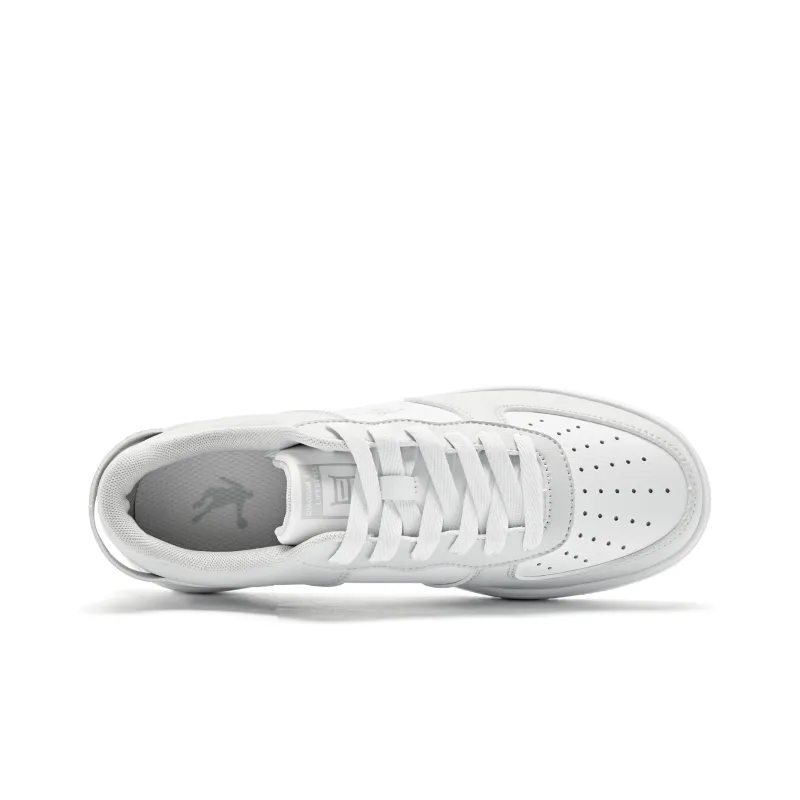QIAODAN Skateboard Shoes Men Low Top Jordan White Gray Silver-3