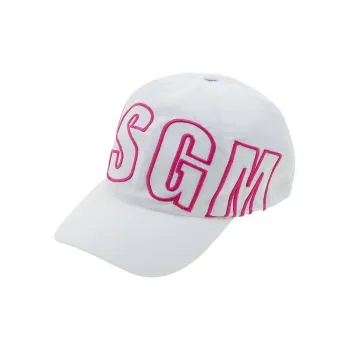 MSGM Logo embroidered Cotton Hat