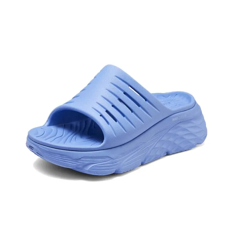 Skechers Max Cushioning Quick Dry Slide Slippers Women's Blue-2