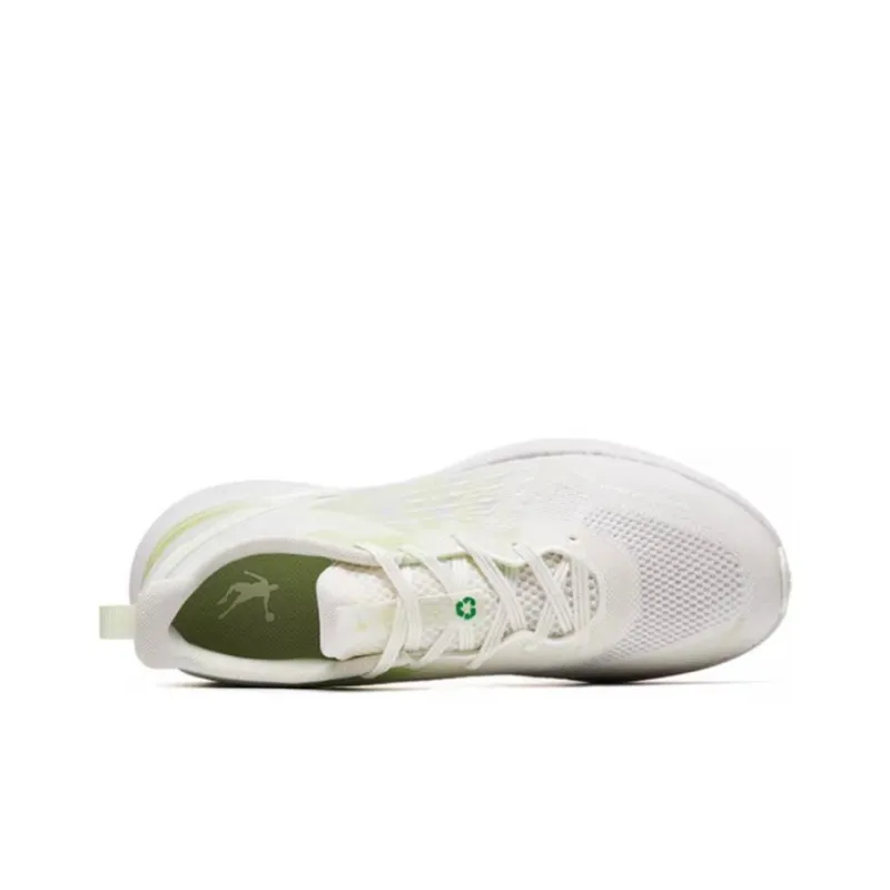 QIAODAN Boundless 4.0 Low Top Running Shoes Women's White Green-3