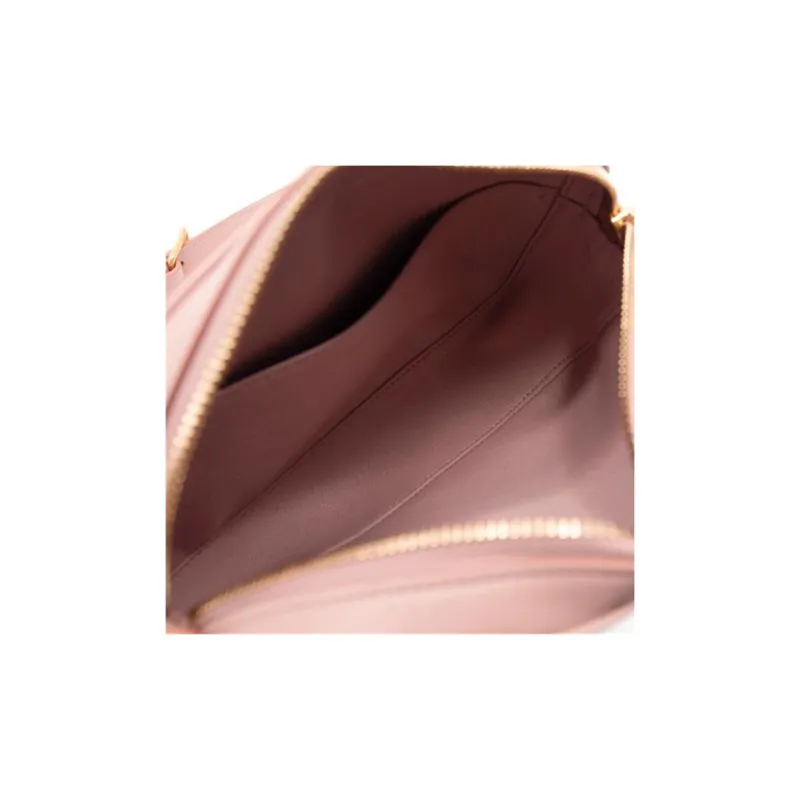 CELINE Leather Camera Bags Crossbody Bag Shoulder Bag Women's Pink-6