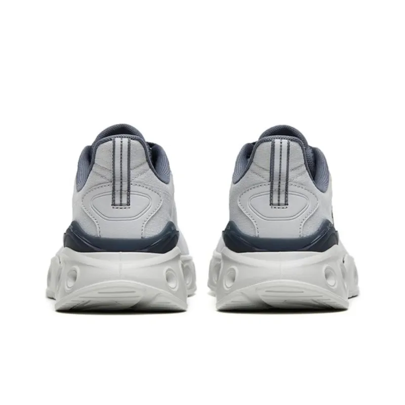 Anta Slip-Resistant Low-Top Running Shoes Men's Gray-3