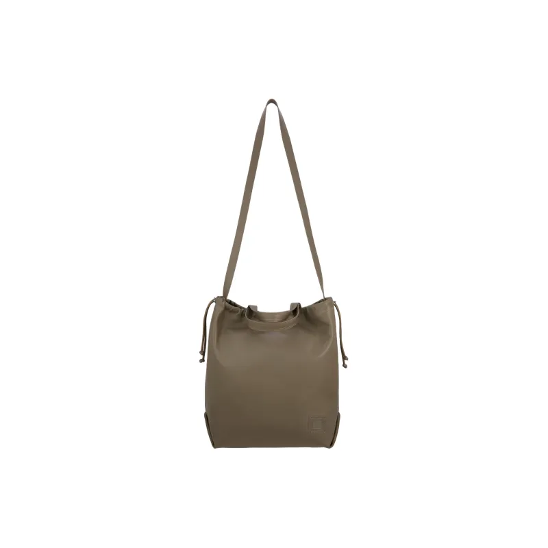ZARA Cow Leather Handbag Shoulder Bag Crossbody Bag Extra Large Men's Green-0