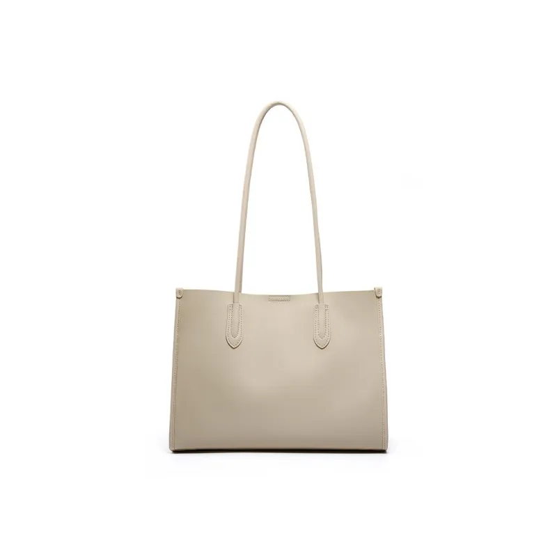 LARTIGENT Cow Leather Shoulder Bag Tubas Women's Black/Smoke Gray/Light Salt Card/Gold Brown/Coffee-4