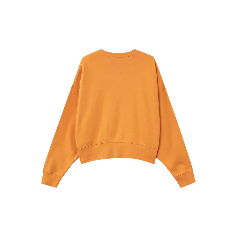 Nike Sportswear Essentials Series Sweatshirts Women's Orange-1
