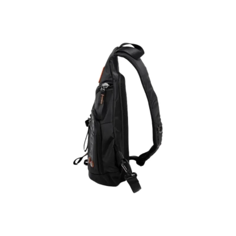 Volunteer Oxford Shoulder Bag Crossbody Bag Medium Size Men's Black-2