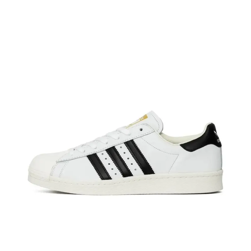 Adidas Superstar White/Black/Gold Metallic-0