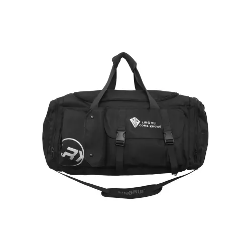 GEERDUN Nylon Backpack Unisex Black/Gray/Fruit Green