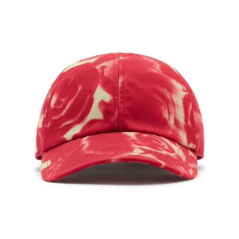 Burberry Cotton Baseball Caps Unisex Red-0