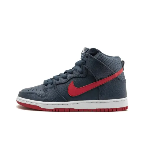 Nike SB Dunk High Squadron Blue University Red