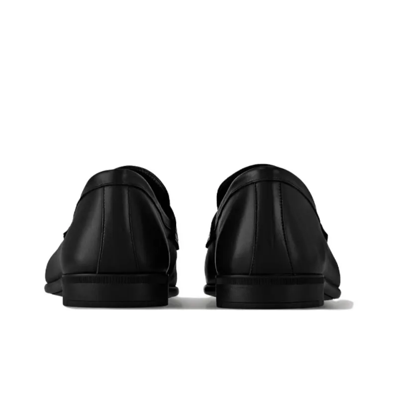 LOUIS VUITTON Glove Loafers Men's Black-3