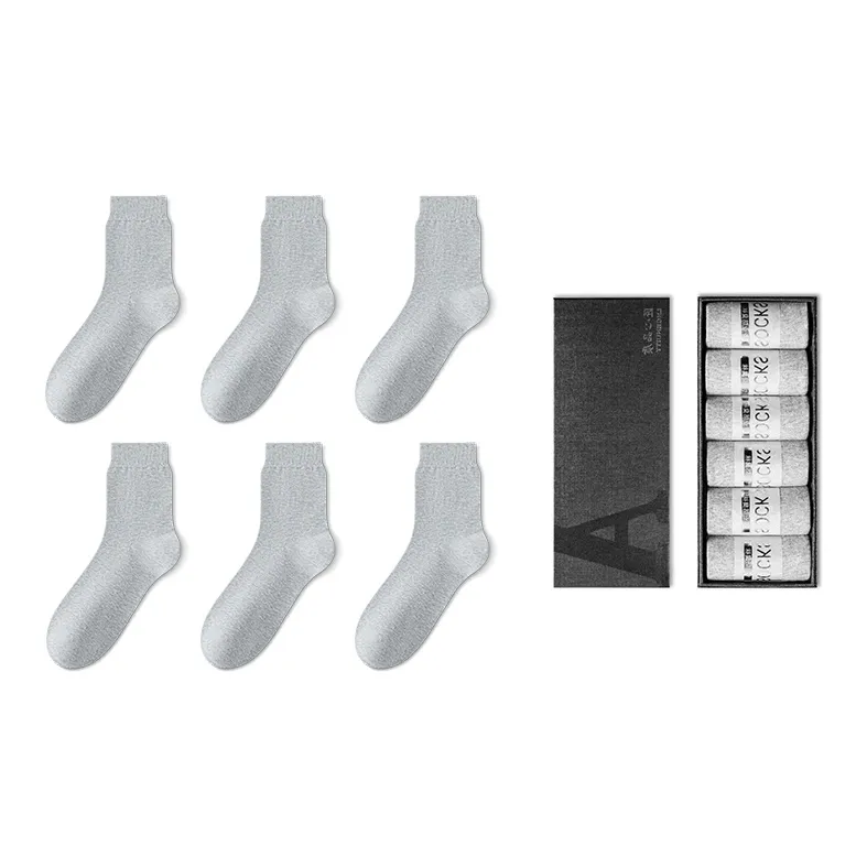 LUOLIAN Mid Calf Socks Men's 6 Pack-2