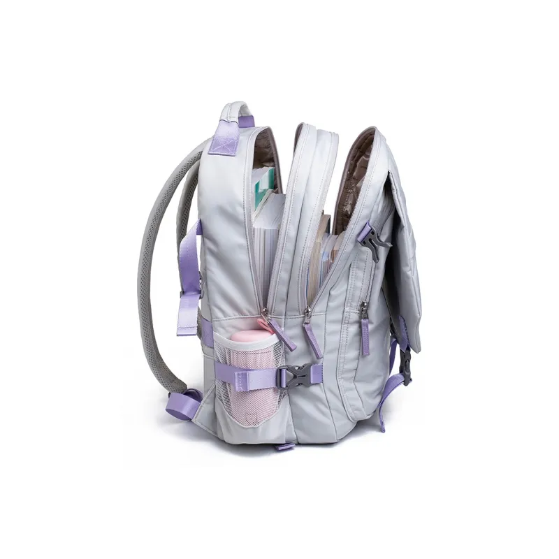 COWBONE Nylon Laptop Backpack Unisex Purple-10