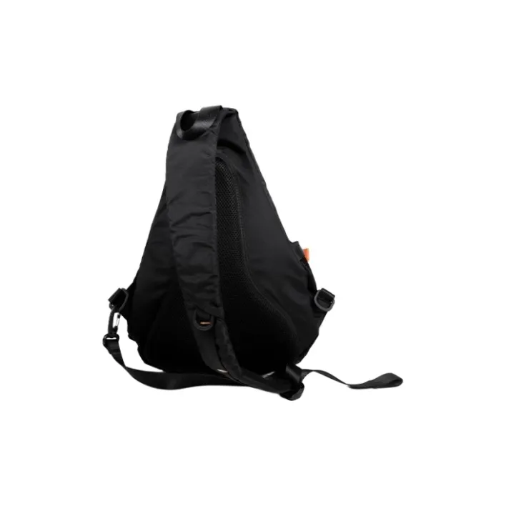 Volunteer Oxford Shoulder Bag Crossbody Bag Medium Size Men's Black-3