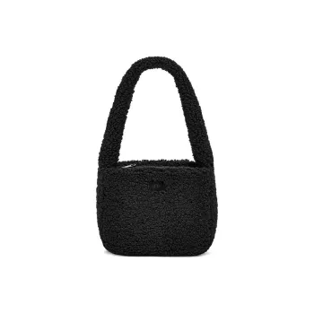 UGG Sherpa Faux Fur Handbag Shoulder Bag Regular Women's Black