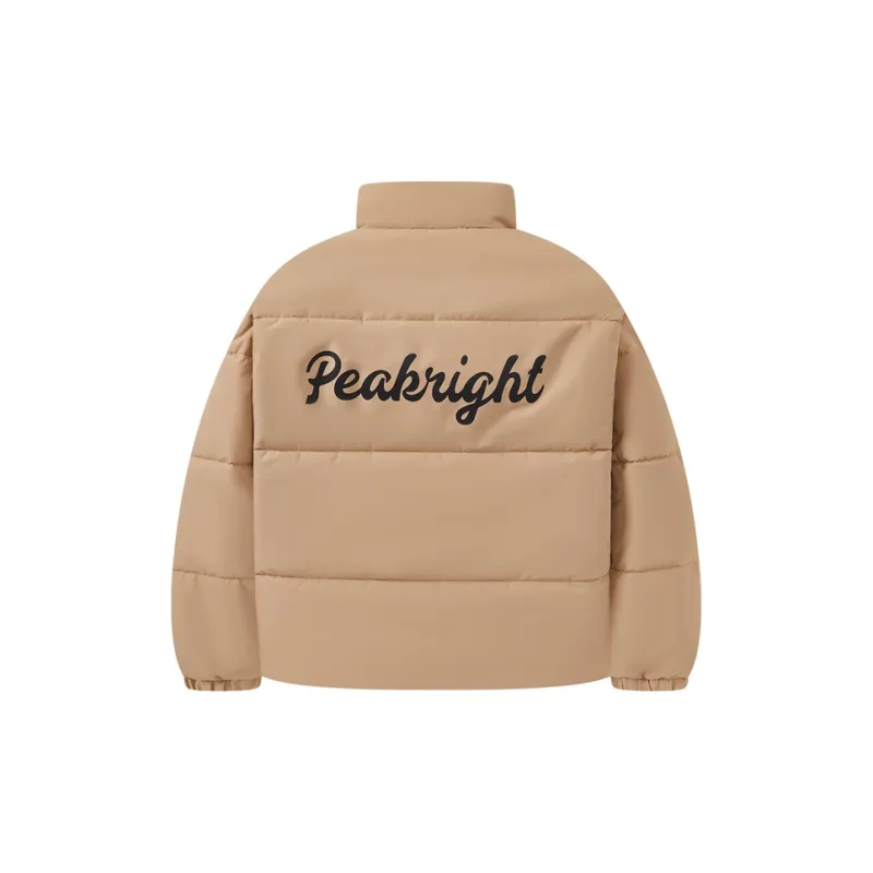 PEAK Puffer Jackets Unisex Khaki-2