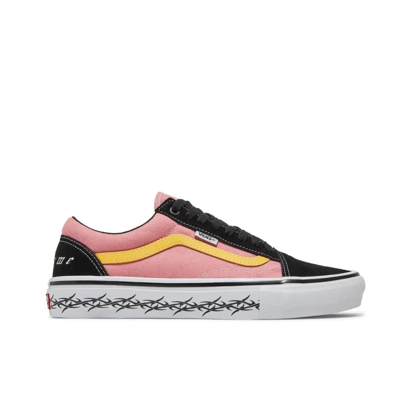 Vans Supreme X Old Skool 'Barbed Wire Pink'-1