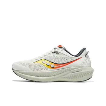 Saucony Triumph 21 Breathable Low Top Training Running Shoes Men's Gray Green