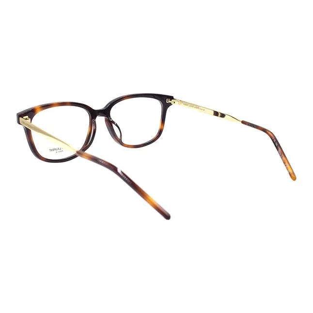 SAINT LAURENT Plate Frame Oval Eyeglass Frames Unisex Tortoiseshell-2
