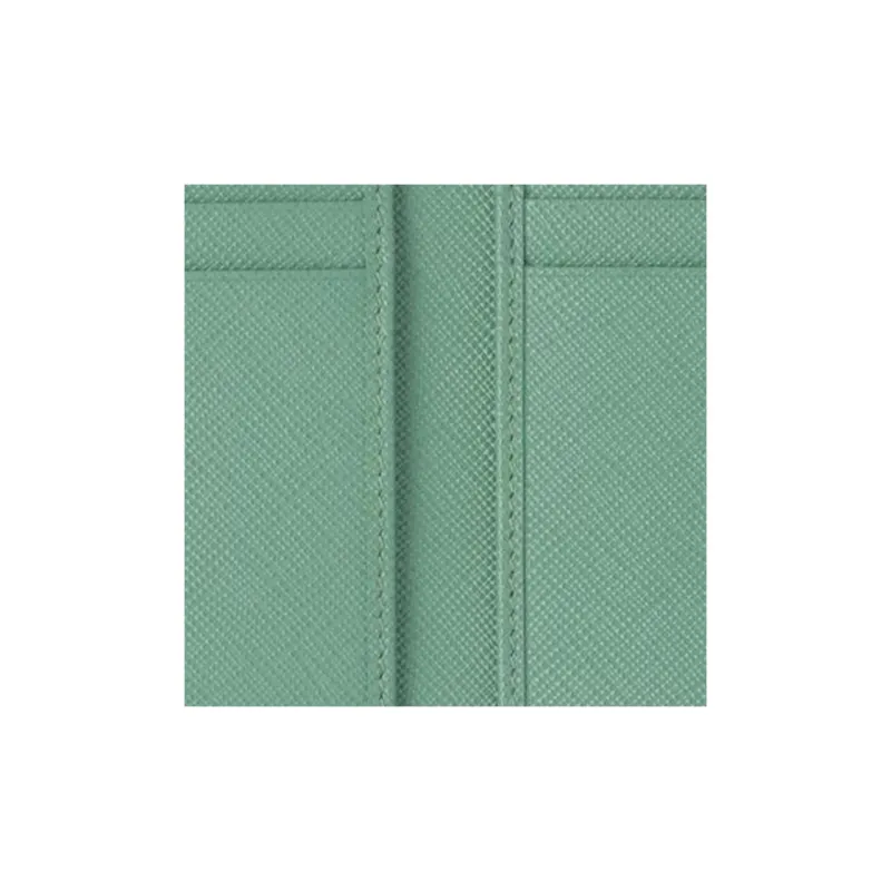 PRADA Saffiano Leather Wallet Men's Sage Green-4