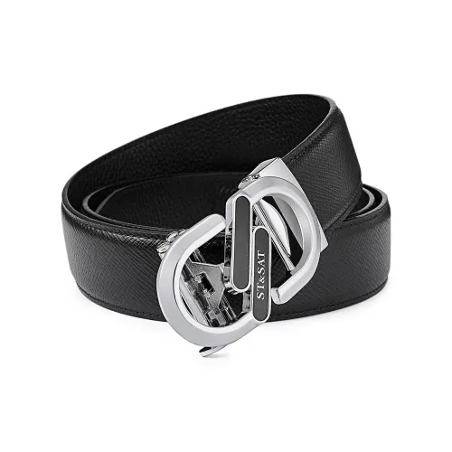 ST&SAT Leather Belts Men